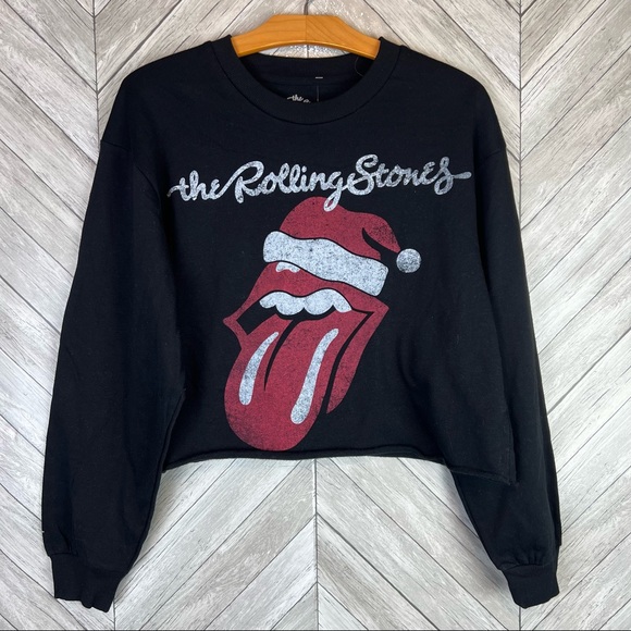 NWT The Rolling Stones Holiday Santa Sweatshirt XL - Picture 3 of 13